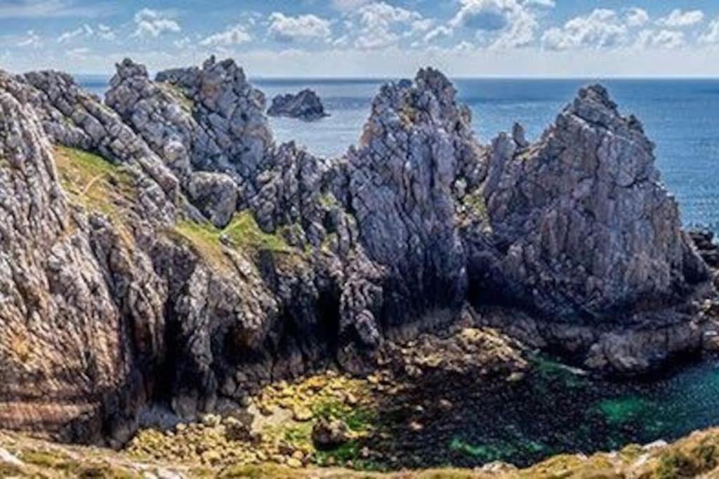 Maison Residence Odalys A Morgat En Bretagne Sur La Presqu'Ile De Crozon Situee A 800 M De La Mer Piscine Chauffee Travaux Piscine Debut Du 1 Er Juin Au 15 Juin 2025 מראה חיצוני תמונה